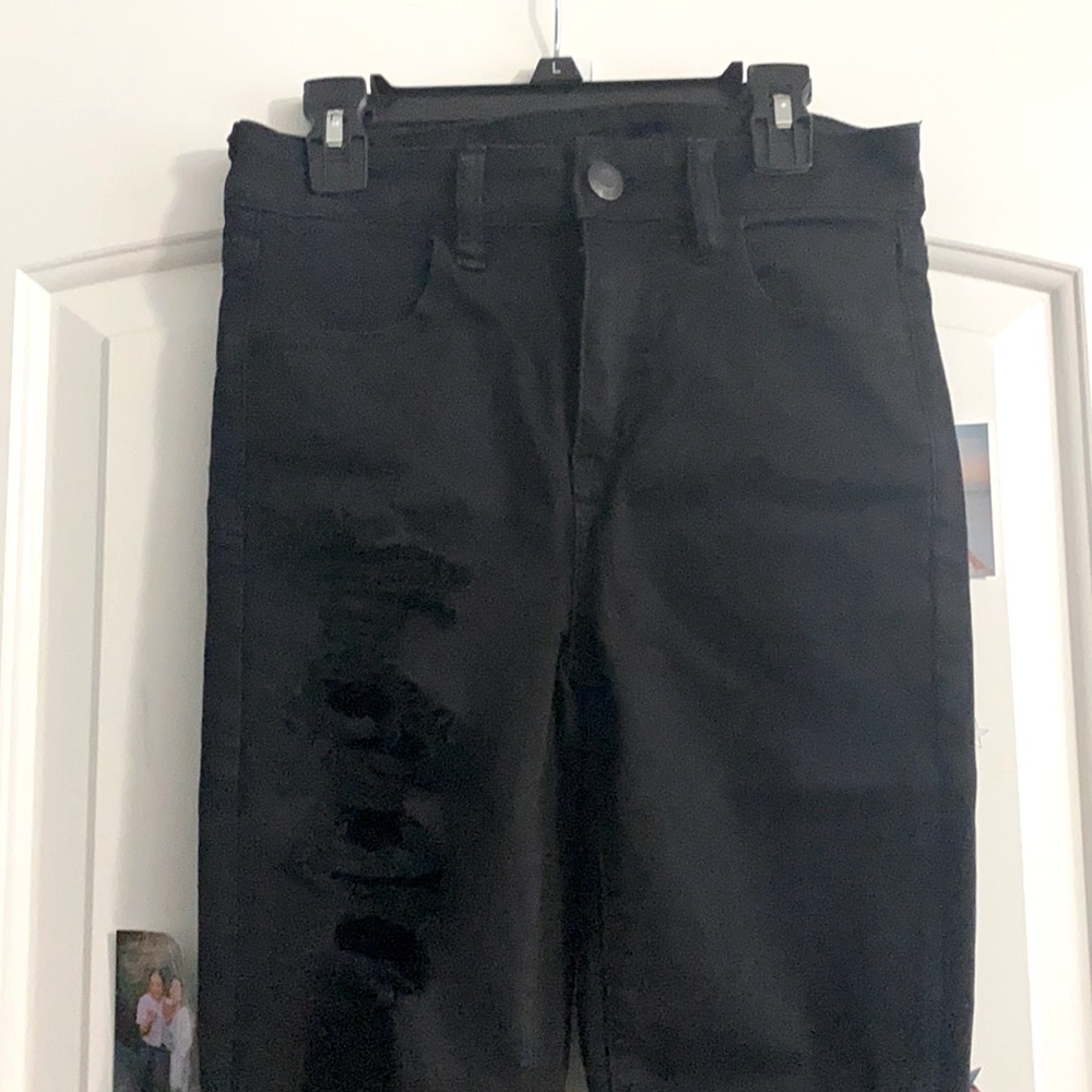 american eagle next level stretch jeans black